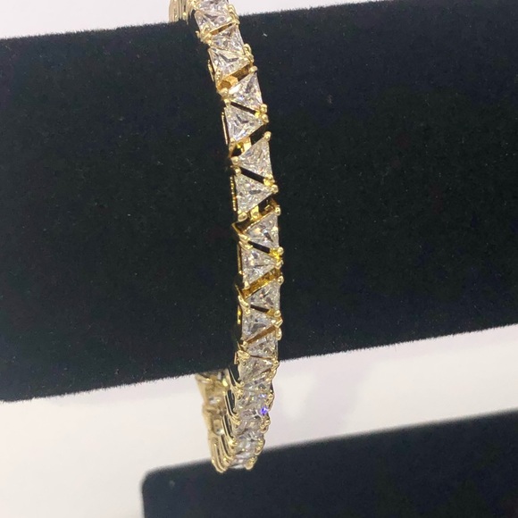 46ct Trillion Tennis Bracelet - Picture 12 of 14